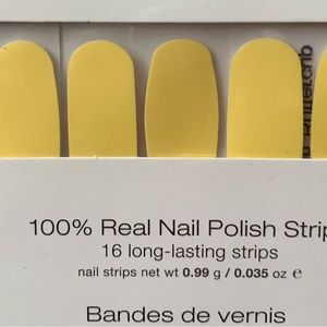 Belgian Buttercup cream finish dry nail polish strips